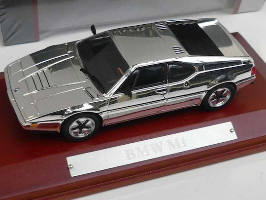 Bmw M1 Coupe Silver 1978 Car Model Scale 1:43