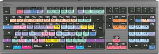 Logickeyboard After Effects CC Astra 2 Gaming Keyboard with RGB Lighting (English UK) Multicolour