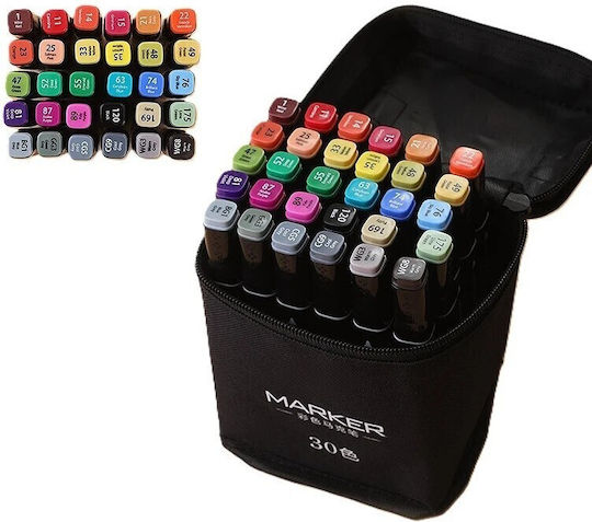 Markeri Caligrafie Multicolori 1mm Set 30 Culori