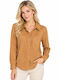 Long Sleeve Women's Shirt Camel WL-L8368-27SH-Camel
