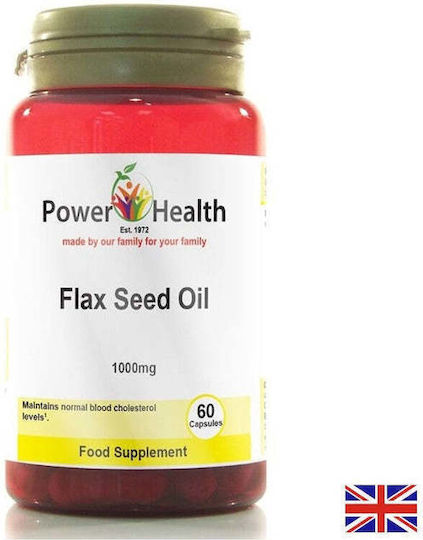 Power Health Ленено масло 1000 mg 60 капсули