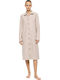 Pink Label Winter Women's Fleece Robe Sand