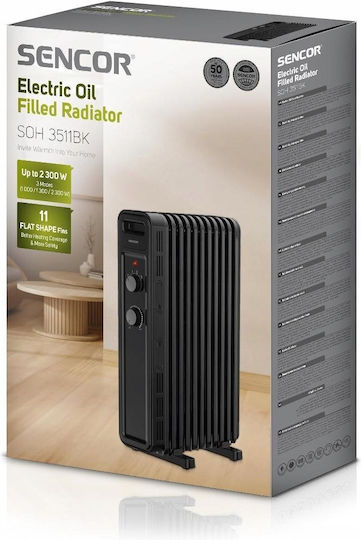 Sencor Ölradiator mit 11 Ölgefüllten Heizkörpern 2300W