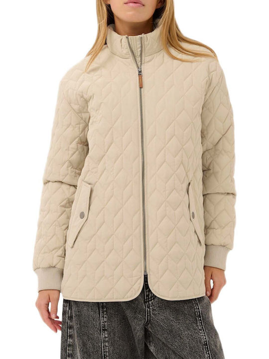 Kaffe Women's Winter Jacket Beige