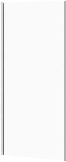 Cersanit Σταθερό Πλαϊνό Ντουζιέρας 90x200cm Clear Glass Chrome