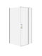 Cersanit Shower Cabin for Shower with Sliding Door 90x80x195cm Clear Glass Chrome