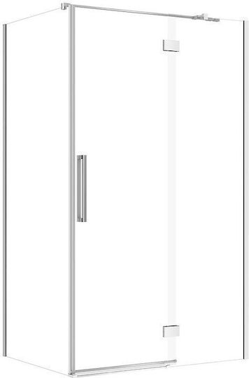 Cersanit Duschkabine mit Schiebetür 120x90x200cm Klarglas