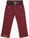 Pantalon Pentru Copii Burgundy