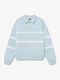 Women's Sweatshirt Blue White