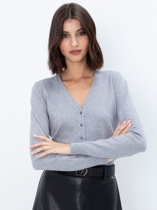 Women's Knitted Cardigan Grey