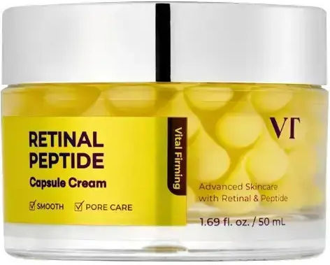 Капсула с Ретинол и Пептиди Против Стареене Крем за Лице 50ml