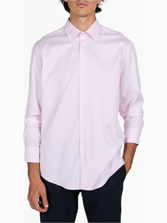 Boss Риза с дълъг ръкав Pink