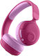 Jbuddies Pop Wireless/Wired Kids' Over Ear Headphones with 48 Hours Playing Time Pink