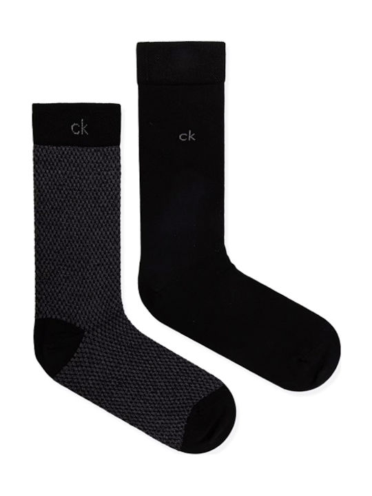 Calvin Klein Мъжки Чорапи Черни 2Pack