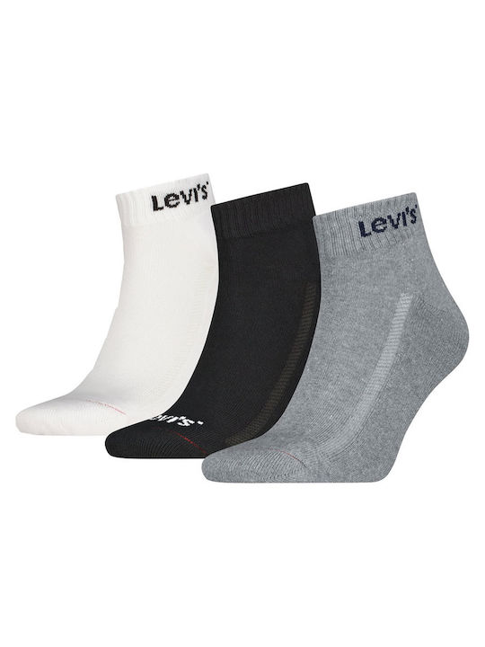 Levi's Мъжки Чорапи Grey/black/white 3Pack