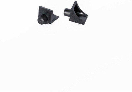 Canyon Plastic Shelf Brackets In Black Colour 13mm 50 Pieces