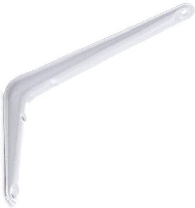 JetWorld Corner Shelf Made of Metal in White Colour 200x150mm