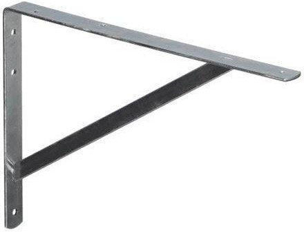 Dymo Corner Shelf from Metal in Silver Colour 200x250mm