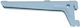 Malys Group Heavy-Duty Shelf Bracket Made of Stainless Steel in White Colour 22mm