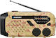 Blaupunkt Radio portabil solar cu USB bej