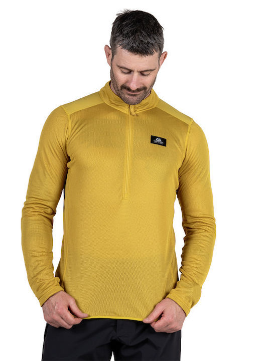 Herren Fleecejacke Senf