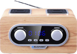 Blaupunkt PP5.2CR Radio De Birou Cu Baterii Bej Blaupunkt PP5.2CR Radio De Birou Cu Baterii Bej