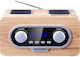 Blaupunkt PP5.2CR Tabletop Battery Radio with USB Beige