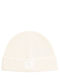Beanie Frauen Strickmütze in Weiß