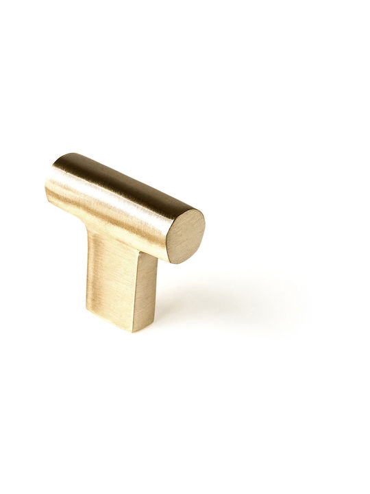 Domoletti Antike Möbelgriff aus Metallisch Antik Messing (ab) Φ36mm (Lochabstände 36mm)