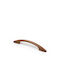 Domoletti Möbelgriff aus Metallisch Walnuss Farbe Φ7mm Lochabstände 96mm