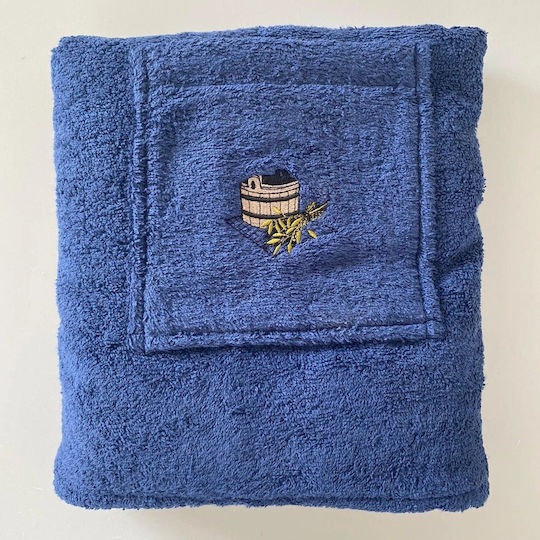 JetWorld Body Bath Towel 55x150cm Blue
