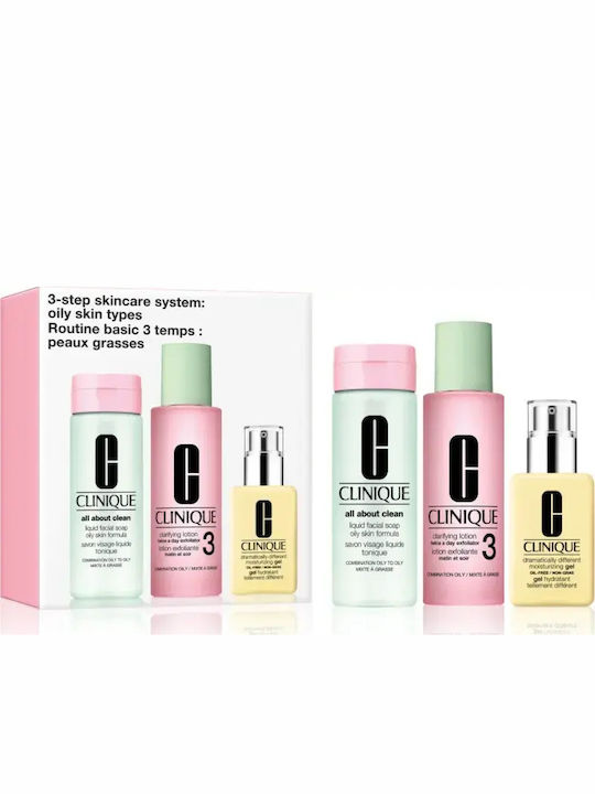 Clinique 3 Steps Skincare System Gift Set Oily Skin Types Clinique 3 Steps Skincare System Gift Set Oily Skin Types