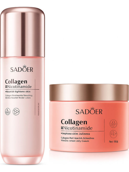 Комплект за грижа Tonic Lotion + Cream Collagen Niacinamide