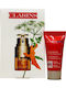 Clarins Set Îngrijire Men Energising Day & Night Gel Face 5 Ml *miniatură + Double Eye Anti-ageing Eye Serum 3 Ml *miniatură + Clarins Gwp Pungă Textilă Albastră