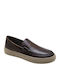 Кожени Мъжки Slip-On Кафяви