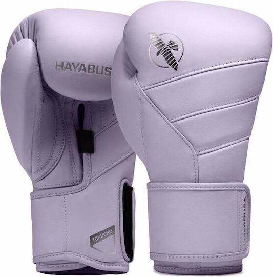 Hayabusa T3 Kanpeki Mănuși de Box Din Piele Pentru Competiție Violet