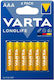 Varta Varta Long Life AAA Alkaline-Batterien (6 Stück)