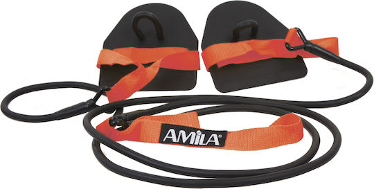 Amila Ластик за тренировка по плуване Heavy Black 47275