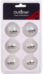 Outliner Ping Pong Balls 6 Pieces Outliner Ping Pong Balls 6 Pieces