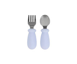 Tutete Set de Tacâmuri pentru Bebeluși din Plastic cu Carcasă pentru 4+ Luni Roz 2 Bucăți