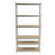 Proline Dexion Galvanized Shelving Unit 110x50x222cm with 6 Shelves Total Load Capacity 1050kg