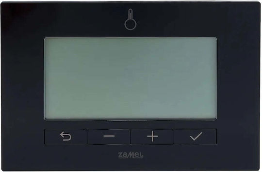 Zamel Lpw-23 Digital In die Wand eingelassener Thermostat für den Raum