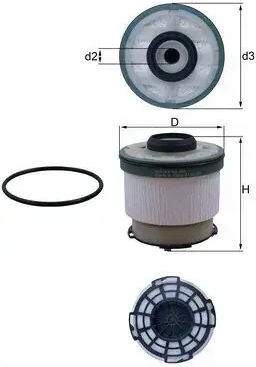 Mahle Original Filtru De Benzină Kx 385d