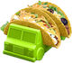 Taco Halter Flippy Bus Modell 14 X 7.5 X 6.5 Cm Aus Pp Grüne