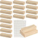 Suport De Meniu Cu Copertă Din Lemn Verde 10x3x2 Cm Set 16 Bucăți