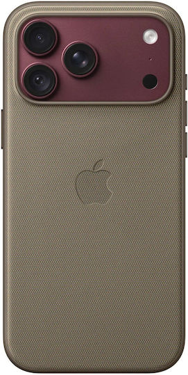 Apple TechWoven Case with MagSafe Back Cover din Silicon Taupe (iPhone 18 Pro Max)