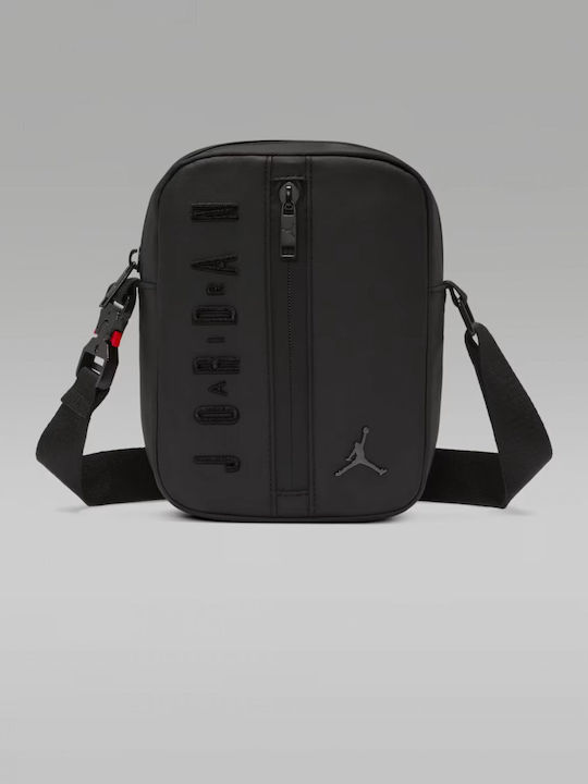 Jordan Geantă de umăr / crossbody pentru bărbați Neagră