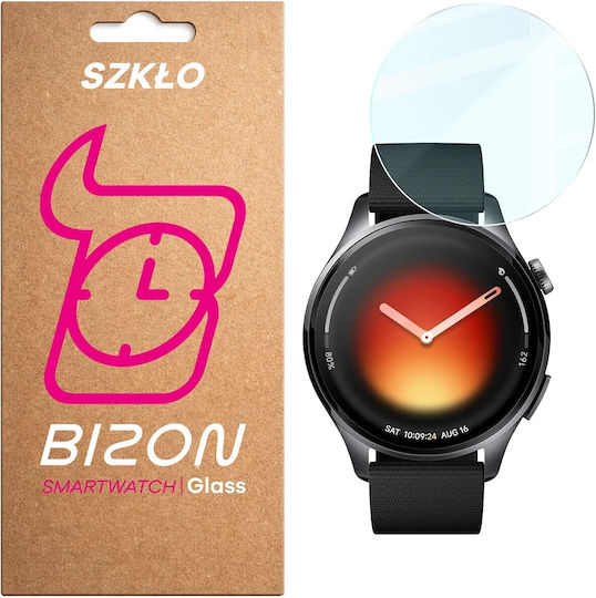 Bizon Glass Watch Clear Tempered Glass Protecție de ecran Compatibil cu Xiaomi Ceas 5 Transparent