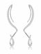 Earrings Platinum Plated Silver 925° Code Shk002311