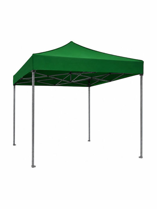 Zusammenklappbares Gazebo Garten Grün 3x3m